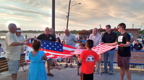 Flag Lowering Cerermony - Flag Folding