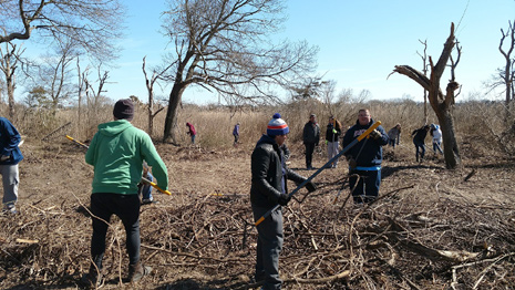 Garrett Family Preserve Cape May Kiwanis Project Circle K Volunteers 1