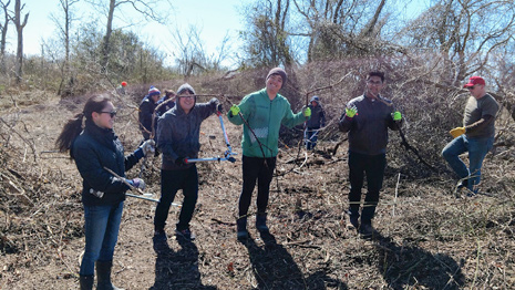 Garrett Family Preserve Cape May Kiwanis Project Circle K Volunteers 2