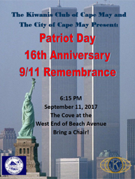 9/11 Patriot Day Ceremony - Kiwanis Club of Cape May
