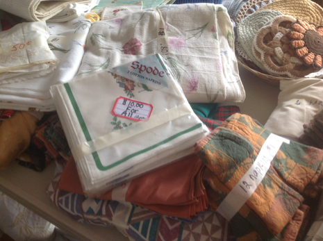 Memorial Day Yard Sale - Linens